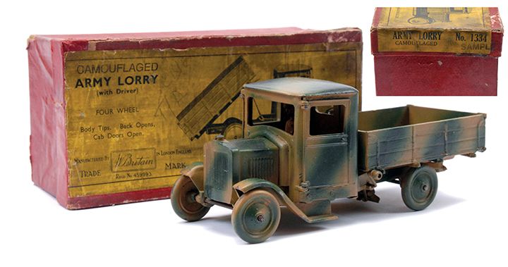 Britains Army Lorry realises £6,200 at auction Collectors Club of