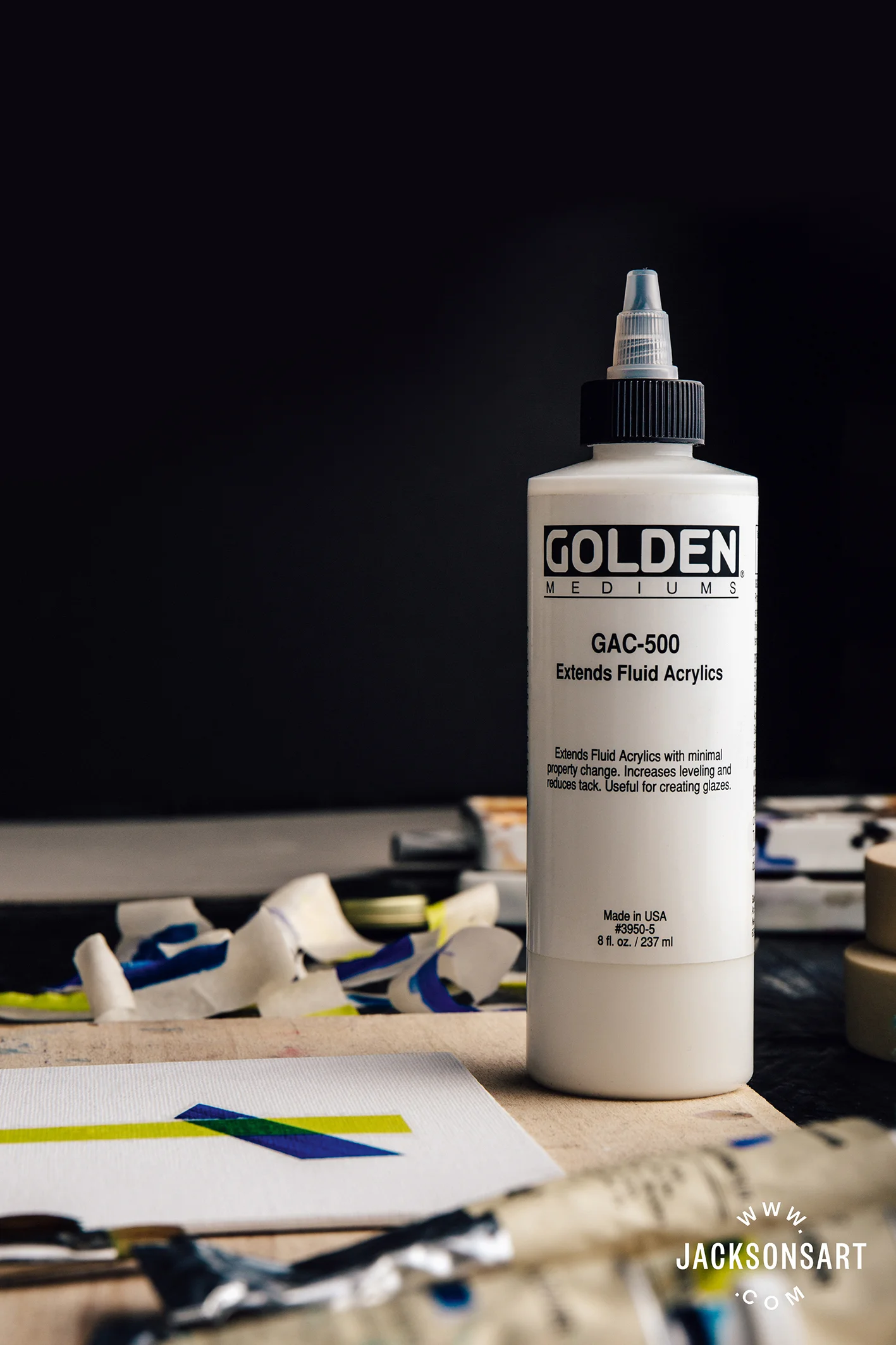 Acrylic paints and varnish