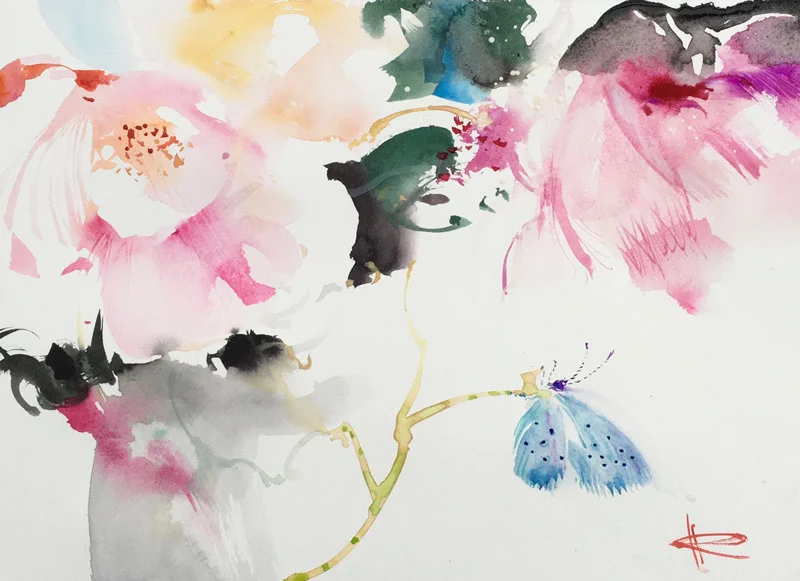 How to paint bugs and botany