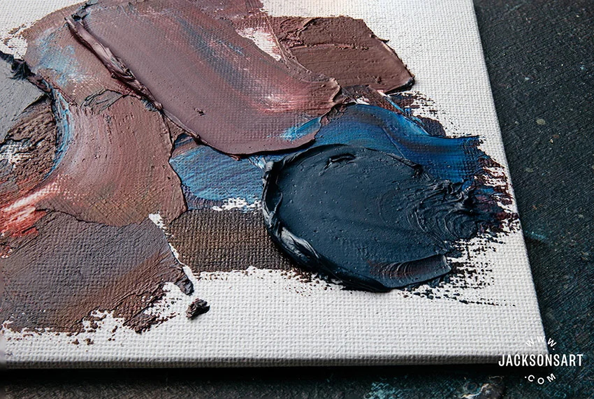 Dull patches in oil painting