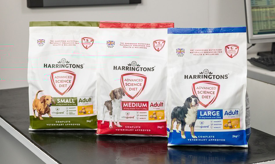 Inspired Pet Nutrition launches new Harringtons Advanced Science Diet Pet Product Marketing