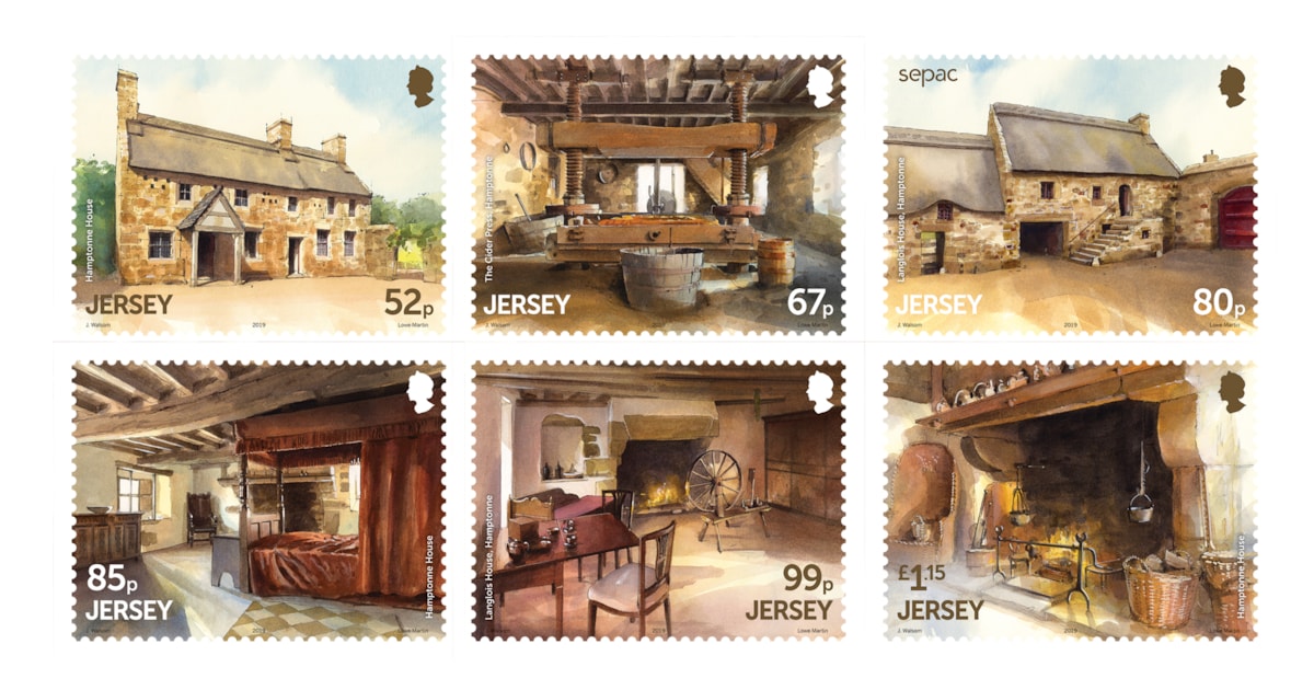 Jersey Stamps 2019 Hamptonne Country Life Museum All About Stamps