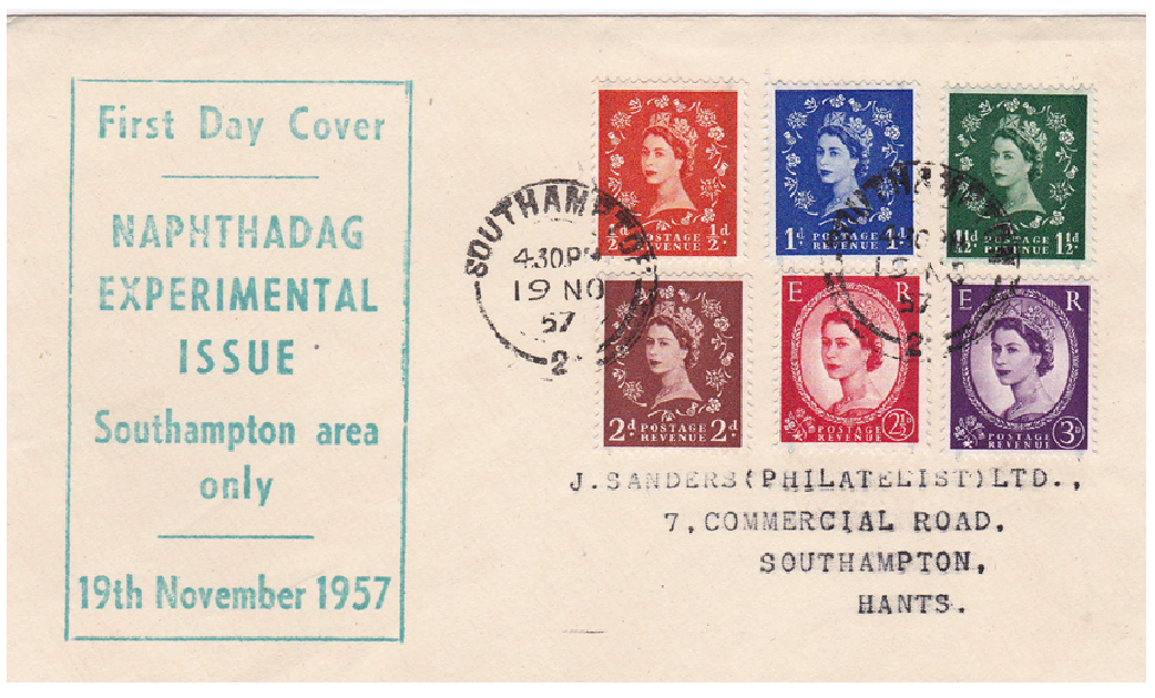 British stamps explained the introduction of phosphor and automatic