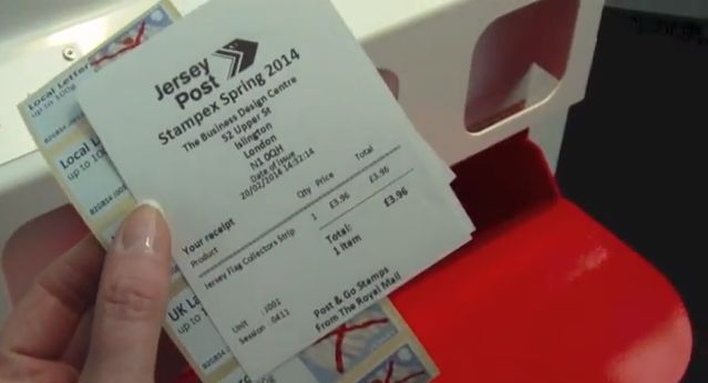 Stamp collecting video Jersey Post & Go demo All About Stamps