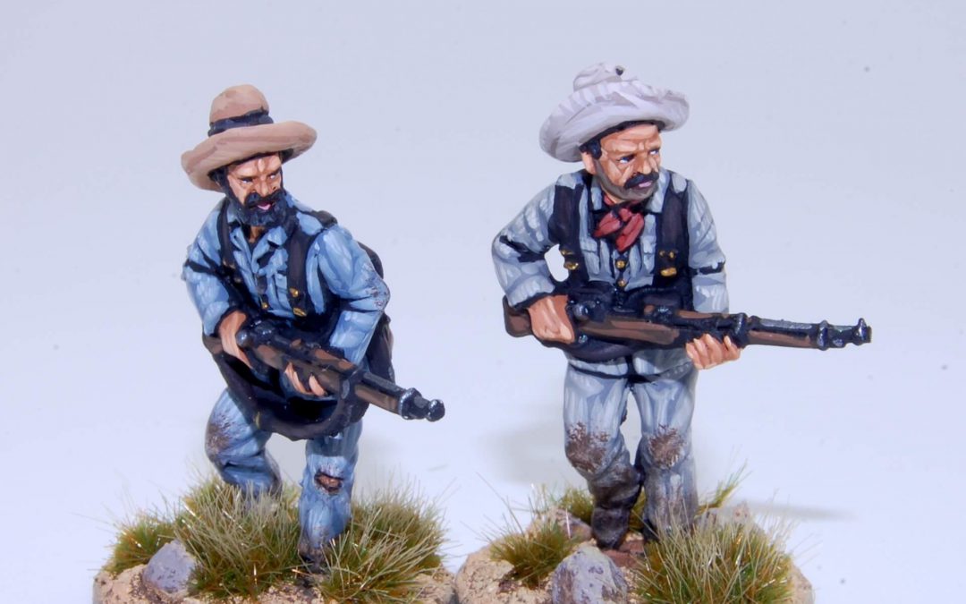 1898 Miniaturas bolsters 28mm Spanish infantry line with skirmishers