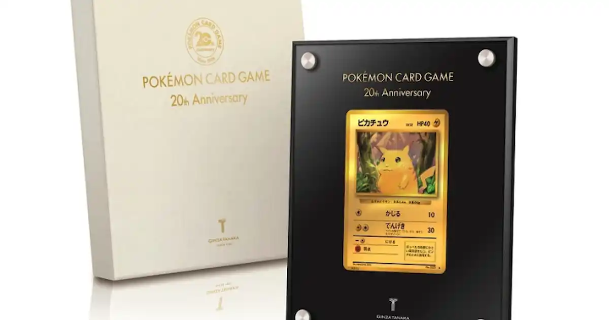 Pokemon 20th anniversary pikachu sales