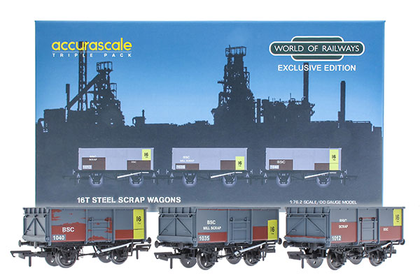World of Railways Exclusive Accurascale 16T BSC scrap wagons arrive