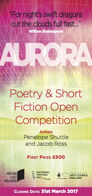 Creative writing prize Aurora Poetry and Short Fiction Open