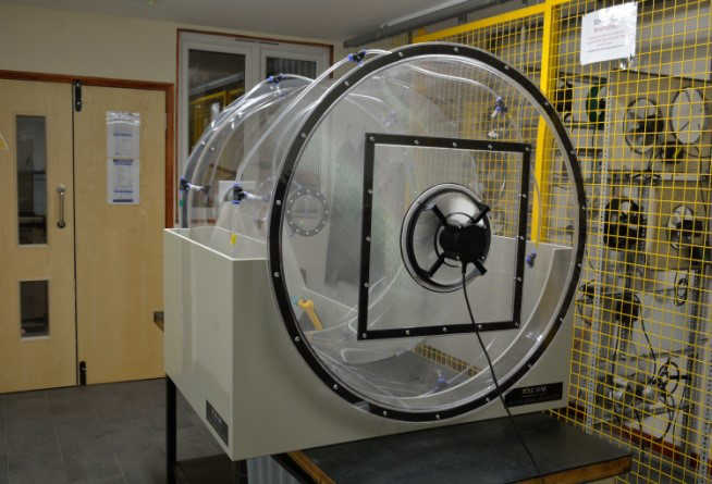 EC Fans wind tunnel