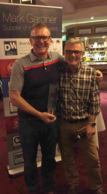 Ernie Bate from Sauermann with John Billson, Baijer Ref