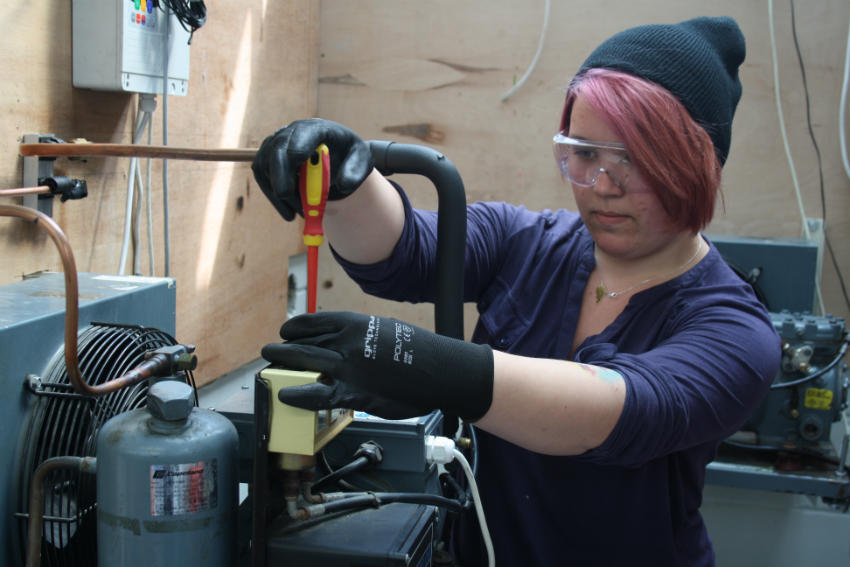 Emma Childs at Eastleigh College