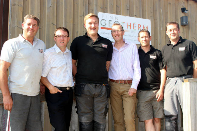 New team members at Finn Geotherm - heat pumps today
