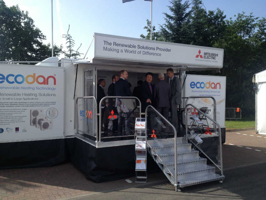 The Ecodan exhibition van - Heat Pumps Today