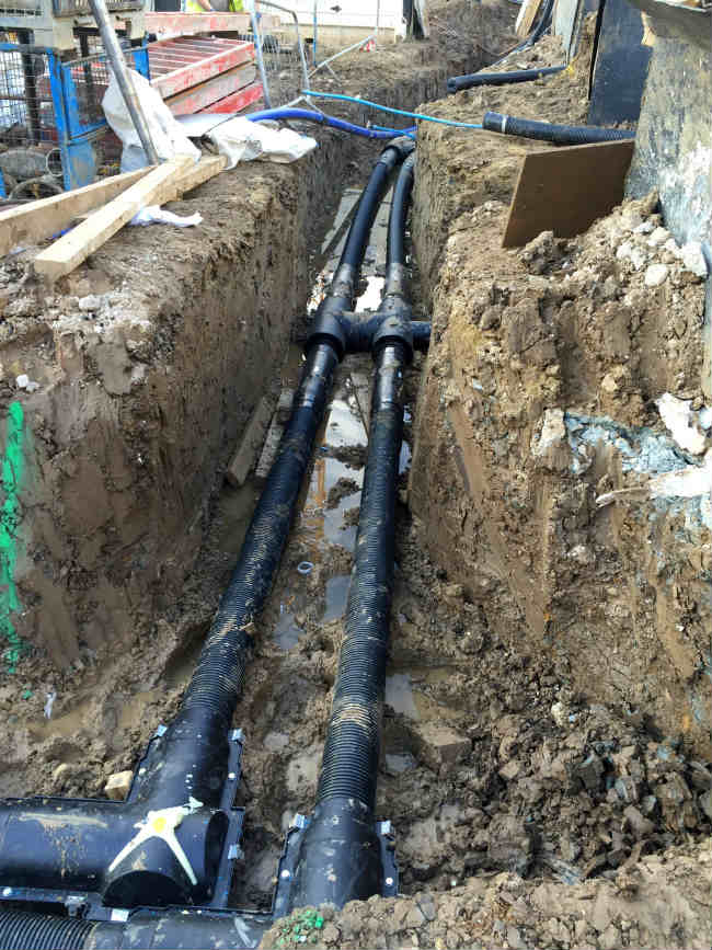 valve pre-insulated pipe Camden District Heating System