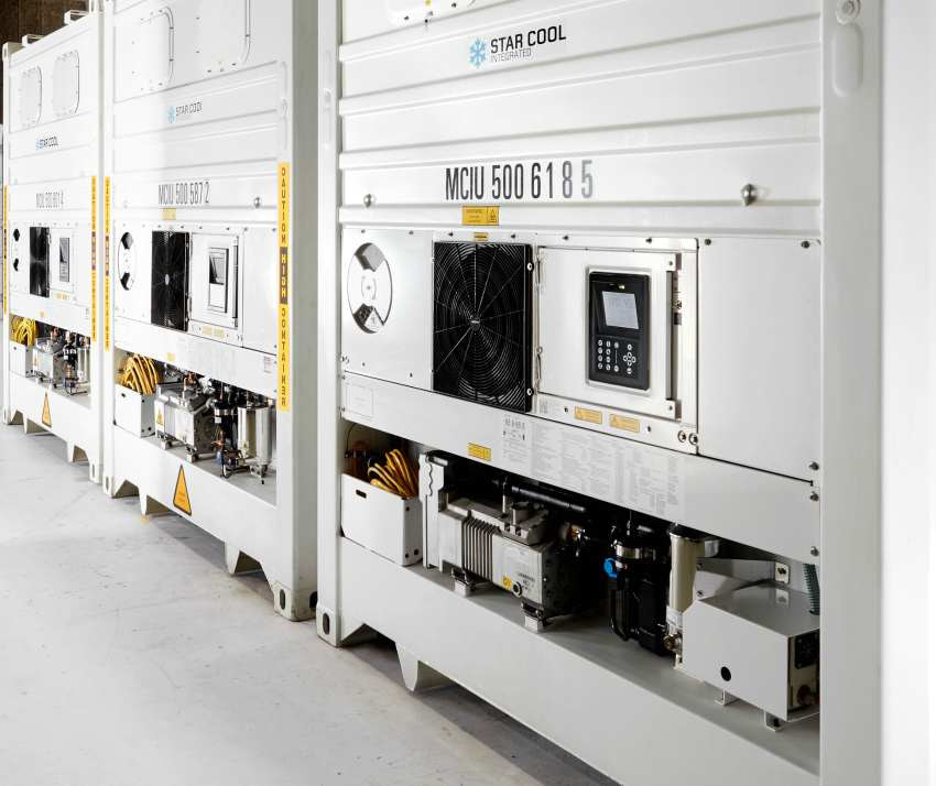 compressor refrigeration container