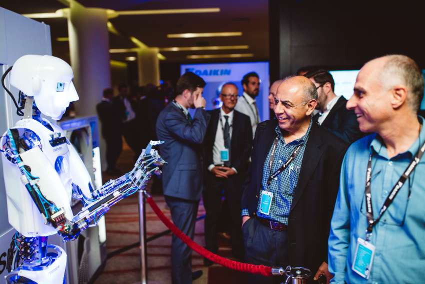 Daikin UK Partner Event robot Sky Air A-series
