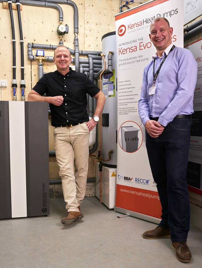 kensa ground source heat pump training exeter college