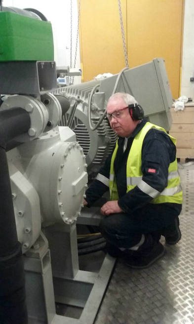 J & E Hall engineer Martyn Ross award