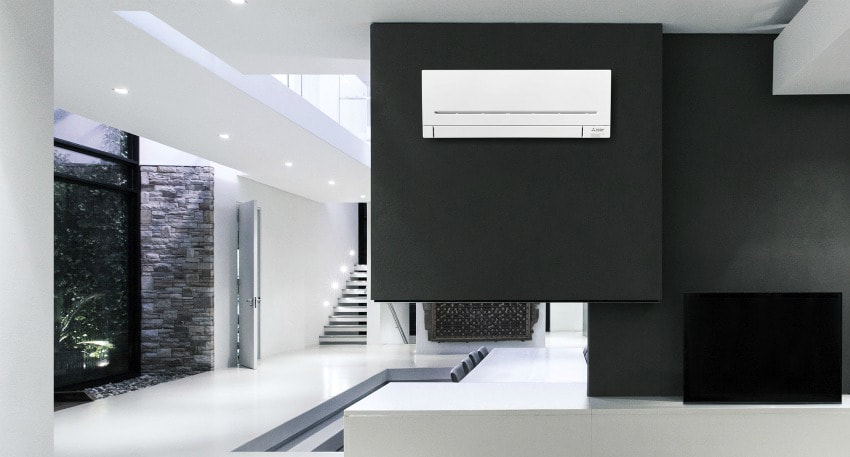 mitsubishi wall-mounted r32 refrigerant air conditioning