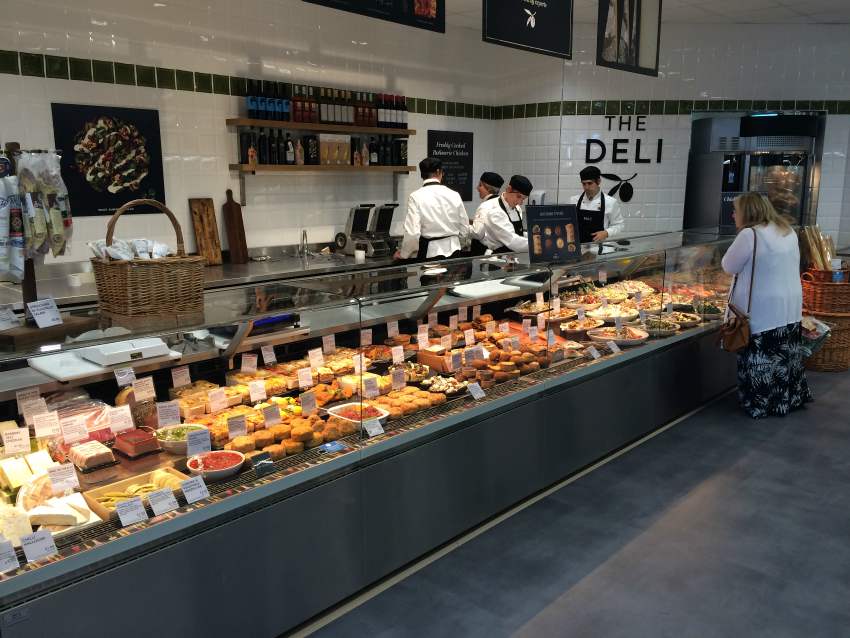 chilled counter retail food M&S 