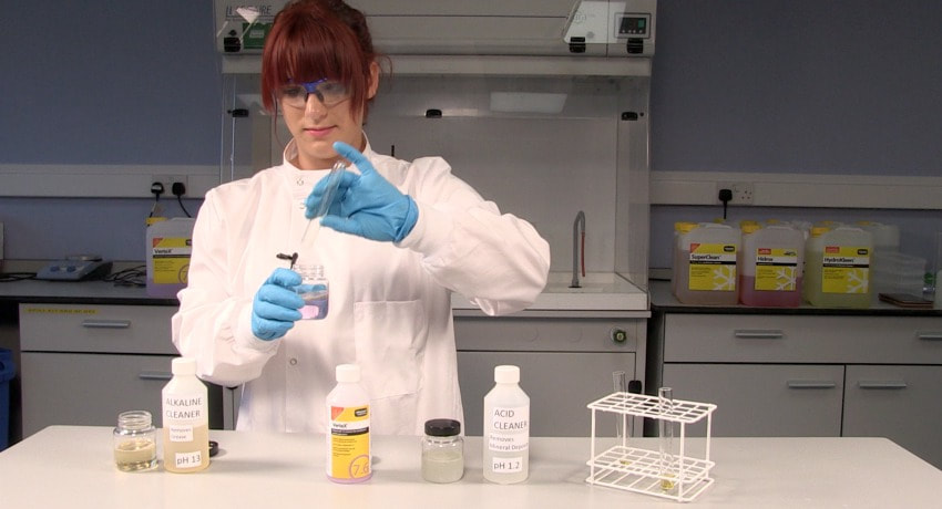 Advanced Engineering VerteX fan coil cleaning