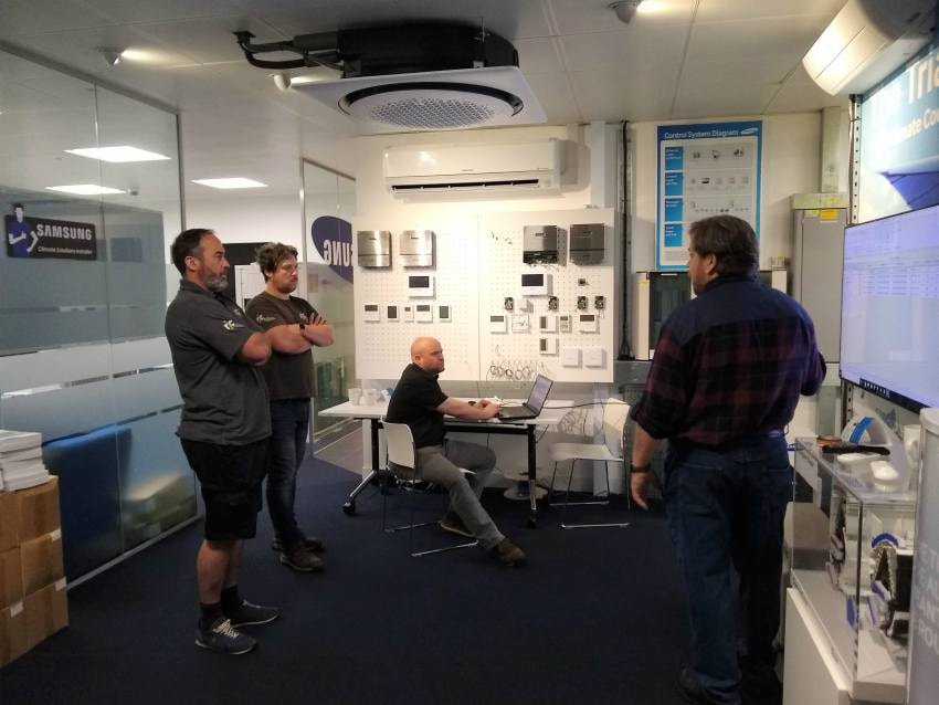 air conditioning training manufacturer samsung installer engineer