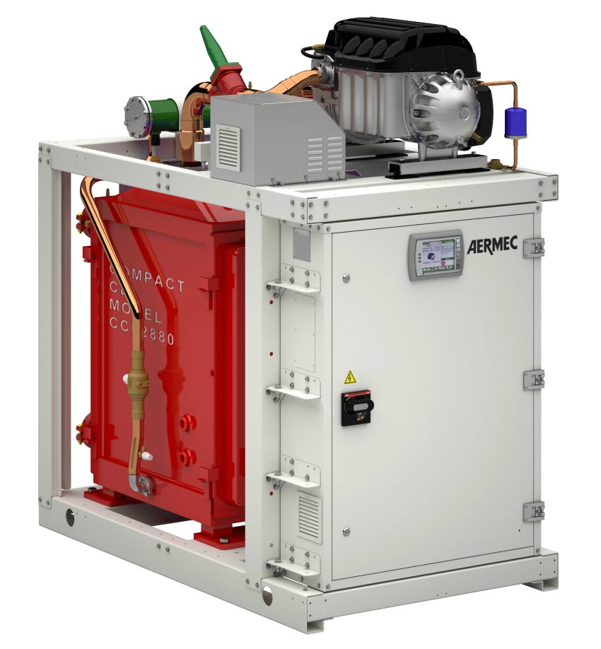 aermec chiller low gwp water-cooled