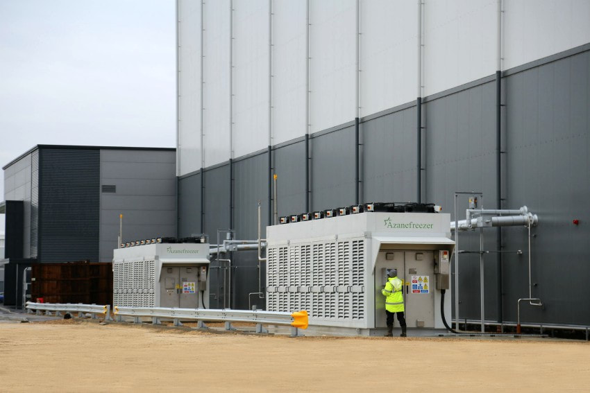 industrial refrigeration cold store ammonia