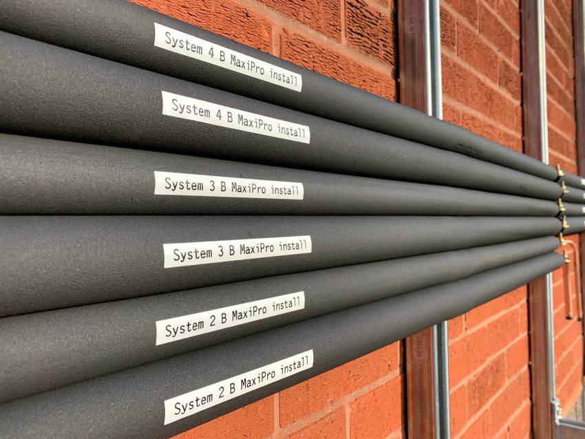 air conditioning press fit joint installation pipework