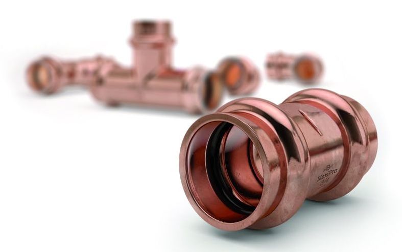 acr press fit coupling copper tube installation contractor