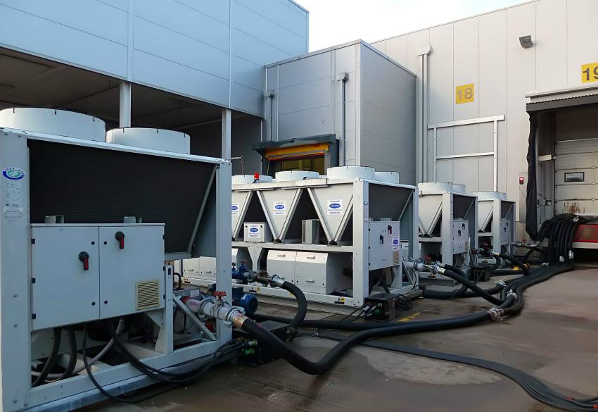 temperature controle hire chiller air handling unit HVAC Carrier Rental Systems film studio television