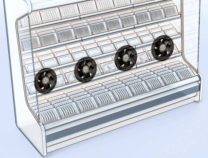 EC fans energy-saving motor axial fan FlowGrid