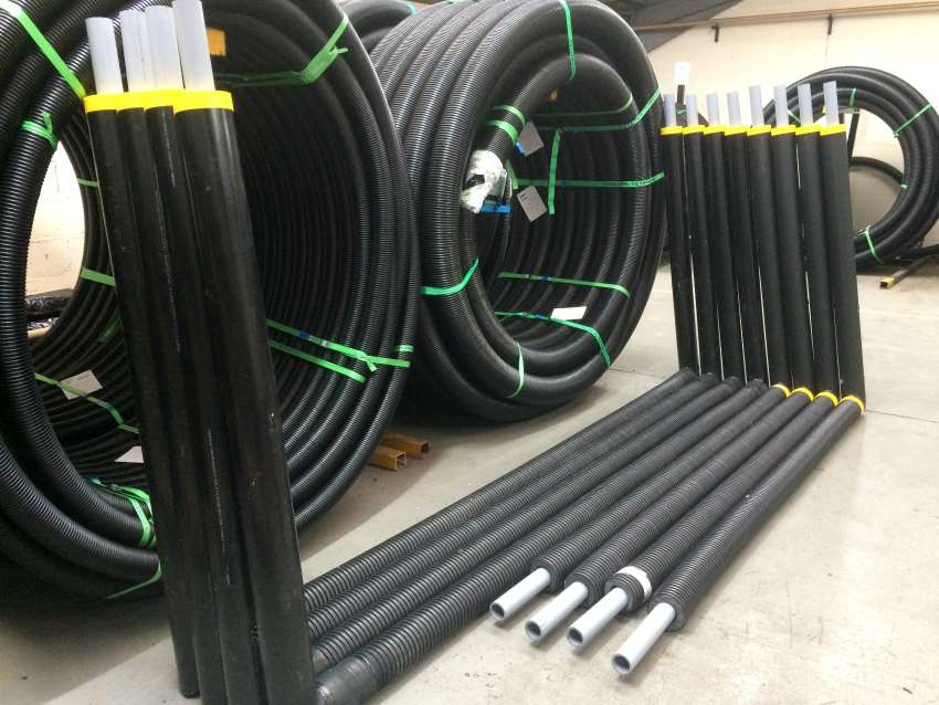 pipework air source heat pump