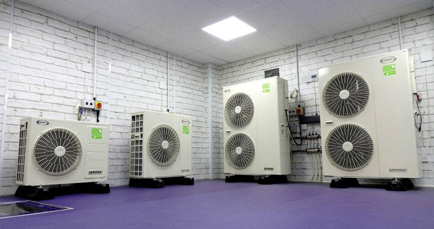 air source heat pump r32 refrigerant inverter