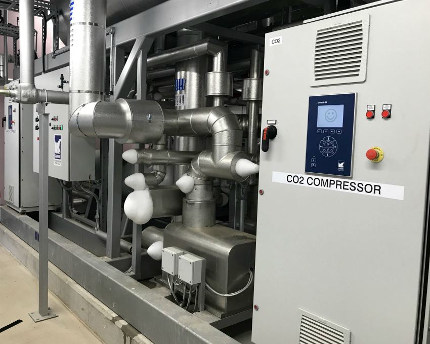 industrial refrigeration compressor refrigerant co2