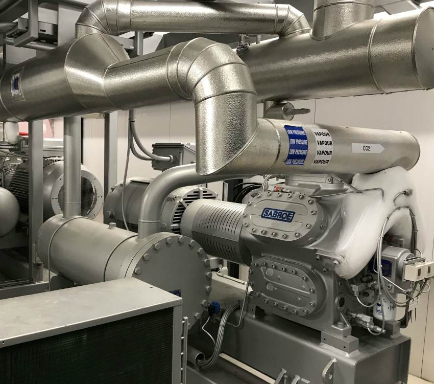 industrial refrigeration compressor refrigerant co2