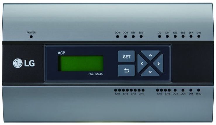 LG central controller controls air conditioning