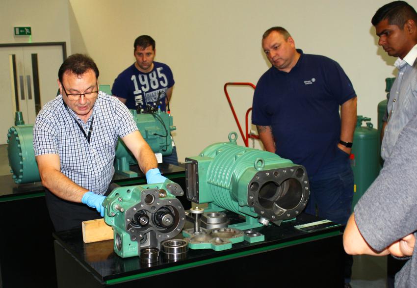 compressor engineer training maintenance refrigeration