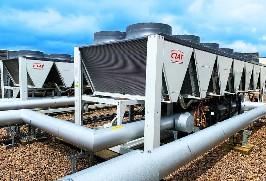 air conditioning cooling hospital chiller, installation replacement