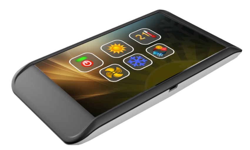 air conditioning room controller touchscreen