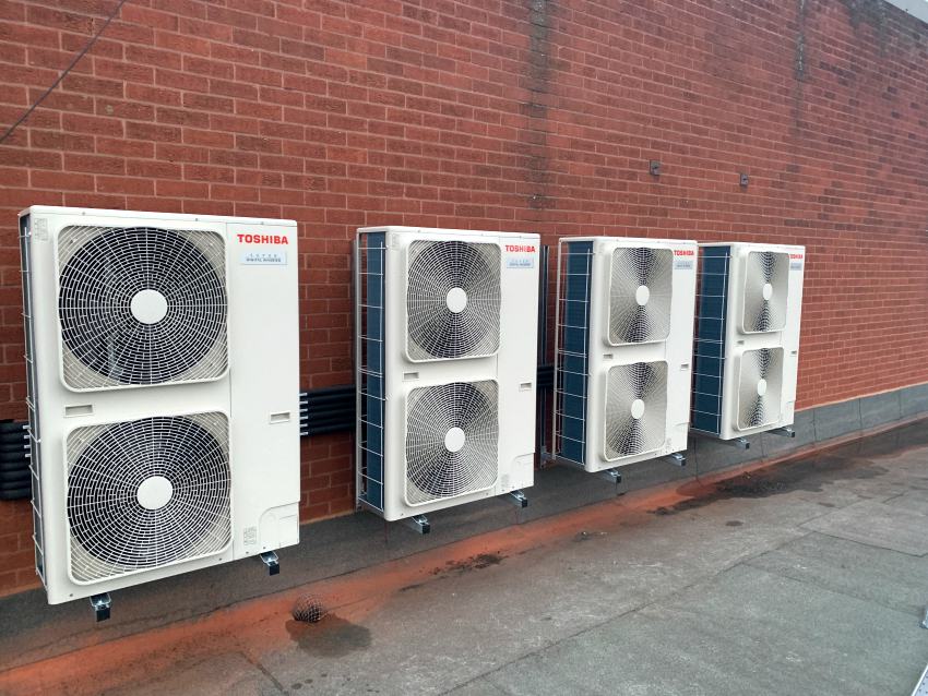 air conditioning press fit joint installation pipework