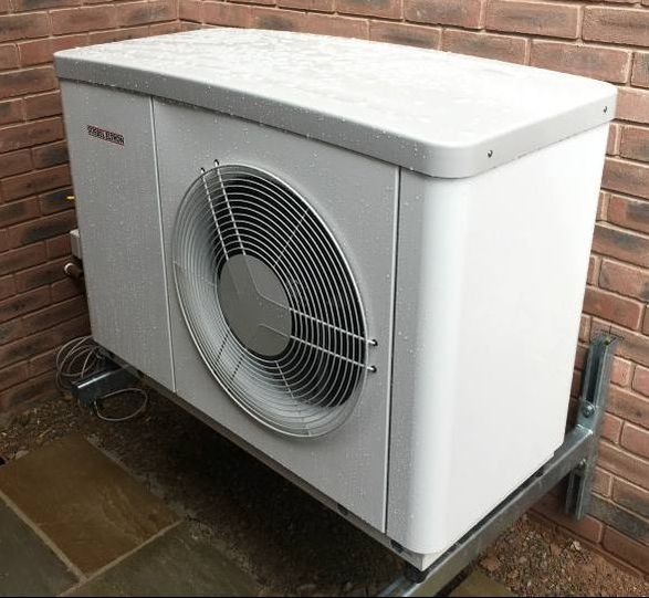 air source heat pump new build