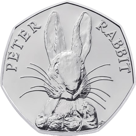 Peter Rabbit 50p 2016