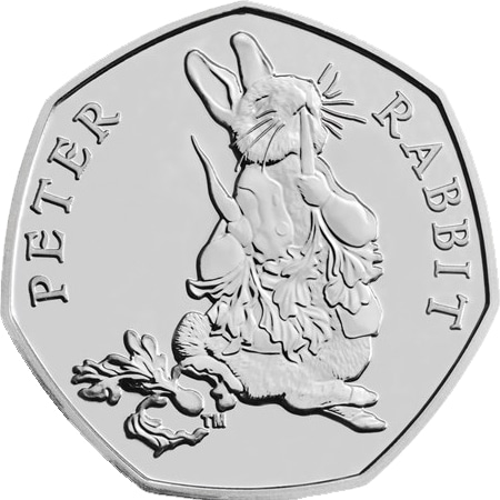 Peter Rabbit 50p 2018