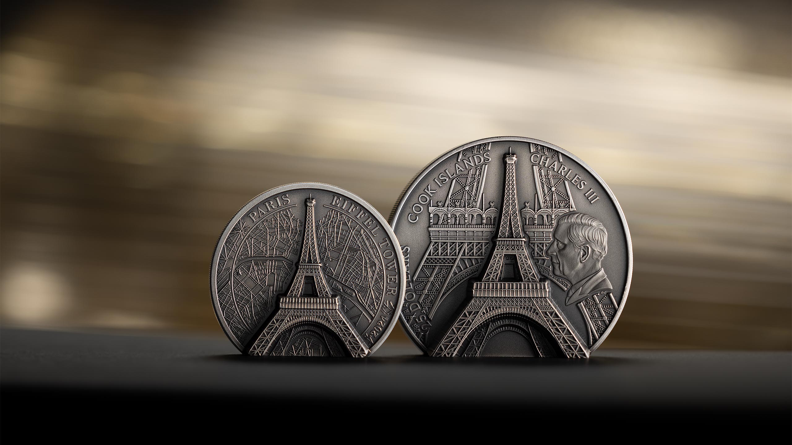 Eiffel Tower 5 oz coin All About Coins