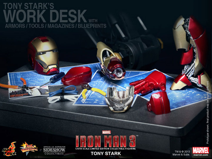 tony stark desk toy
