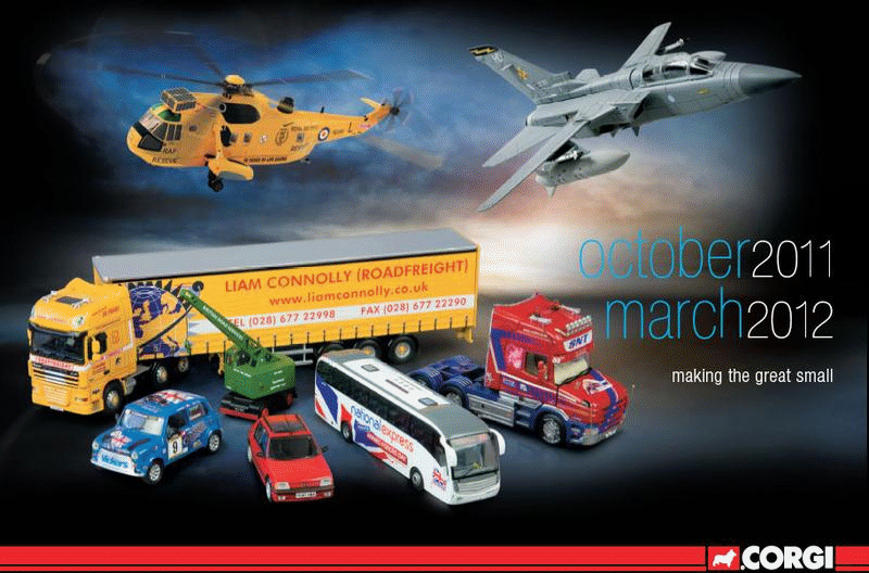EXCLUSIVE FIRST LOOK: Corgi's new releases October 2011 - March 2012