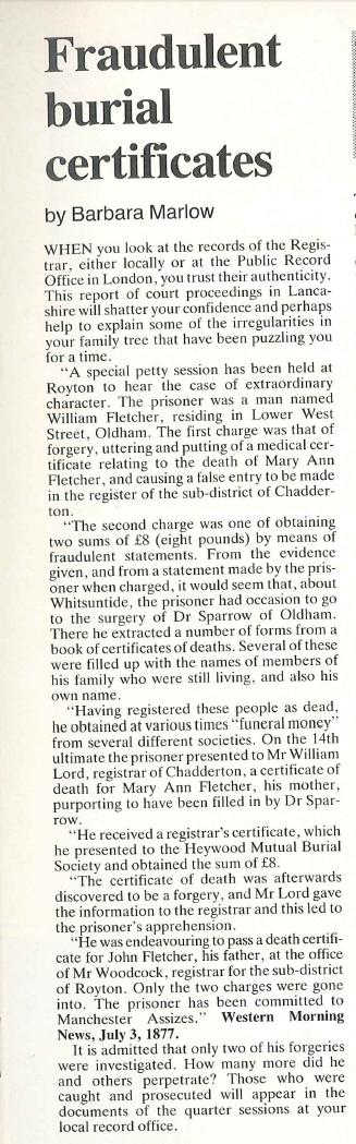 How BMD certificate issues landed someone in court!