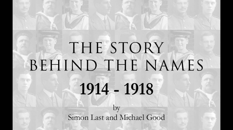 Simon’s book on the WW1 names on Aldeburgh’s war memorial.