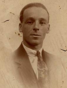 Botanist Edward Kensit, pictured before the war.